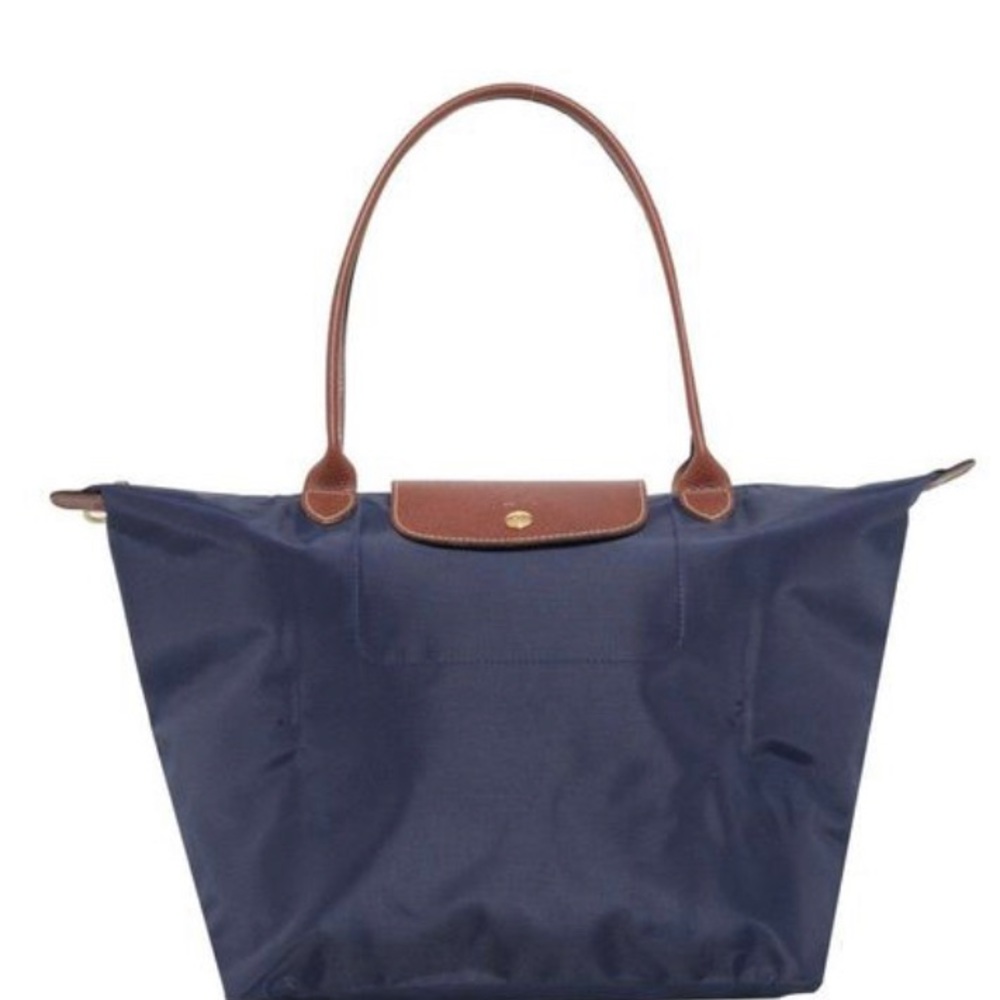 Longchamp Tote, Navy, large